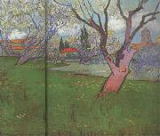 View of Arles with Trees in Blossom (nn04)